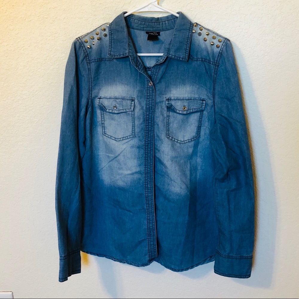 Denim Button Down